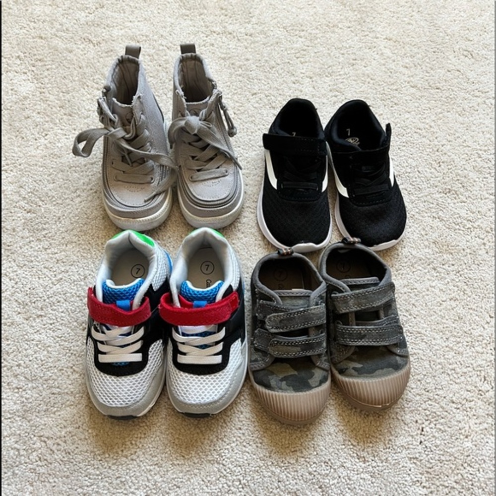 Shoe Size 7 ( toddler ) Boy Bundle